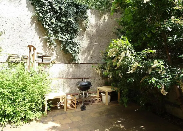 Garden Apartment On Art Nouveau Street In Central Prague
